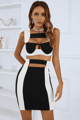 Maia Cut Out Bandage Dress Ins Street